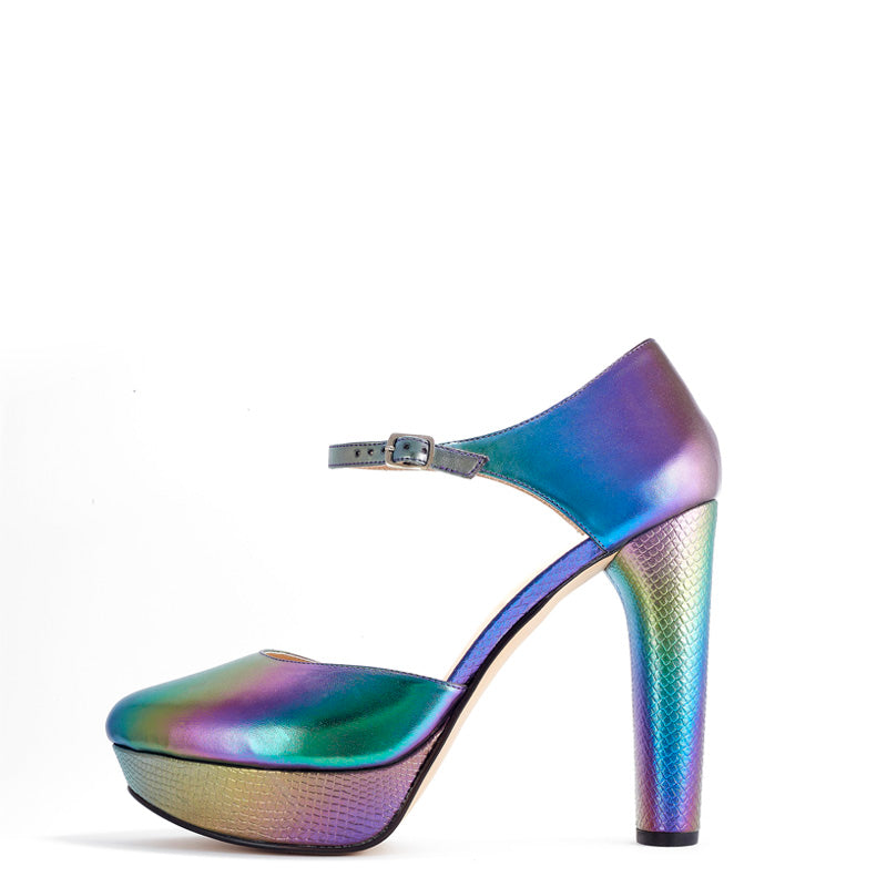 Yoli Multicolor Chunky Heel Pump