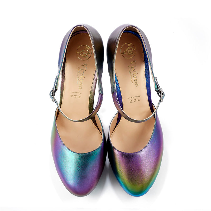 Yoli Multicolor Chunky Heel Pump