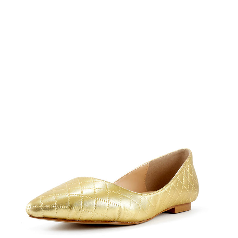Ali Gold Garment Bullon Flats