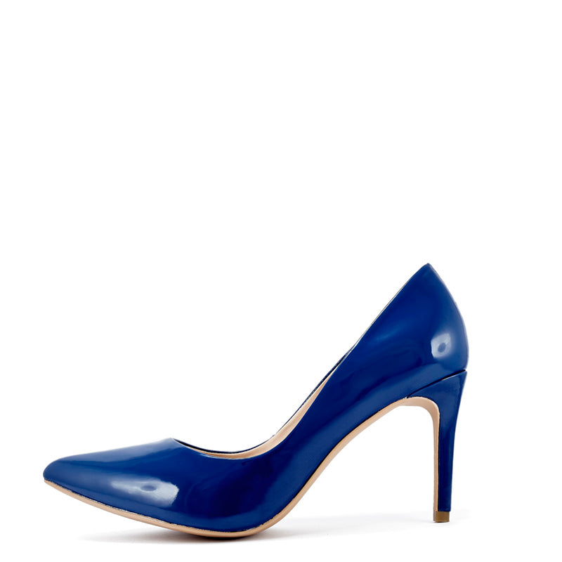 Amari Dark Blue Classic Pointed-Toe Stiletto