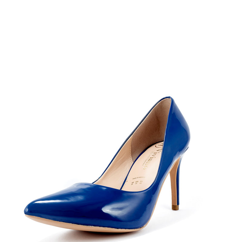 Amari Dark Blue Classic Pointed-Toe Stiletto
