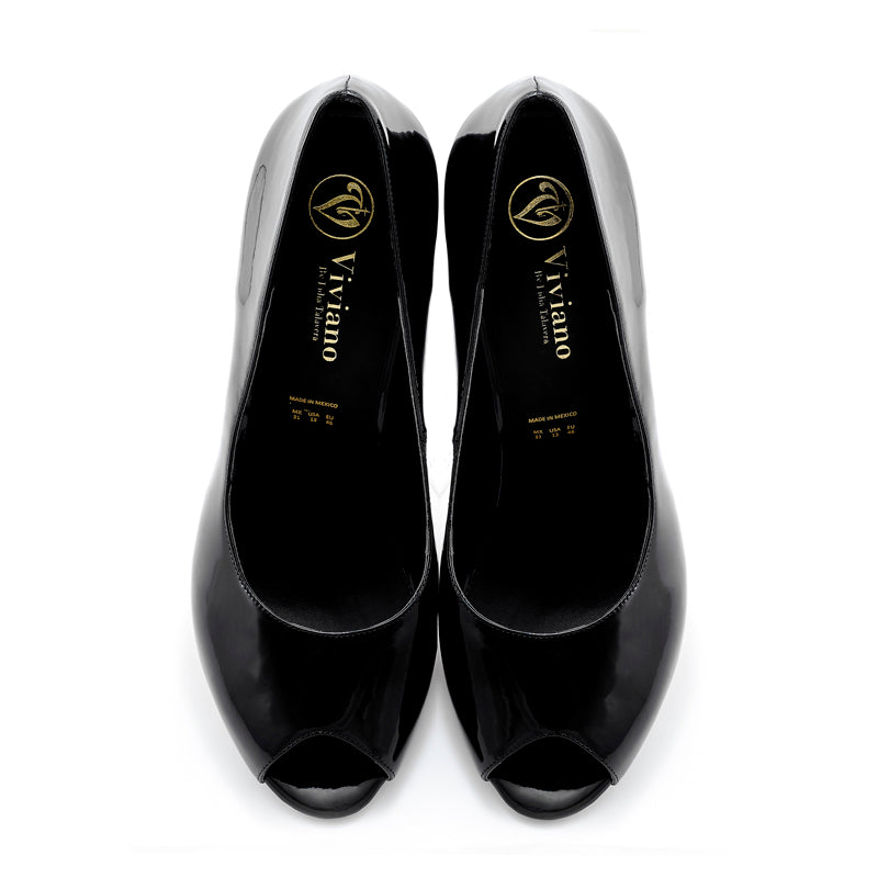 Jess Black Single Sole Pump