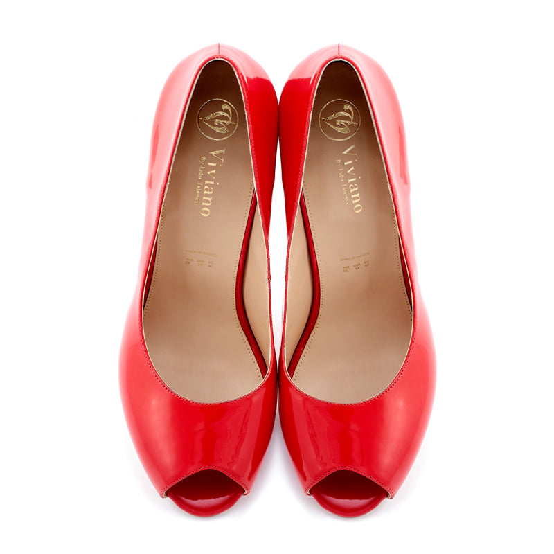 Jess Red Single Sole Pump