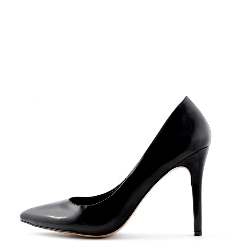 Renata Black Pointed-Toe Stiletto