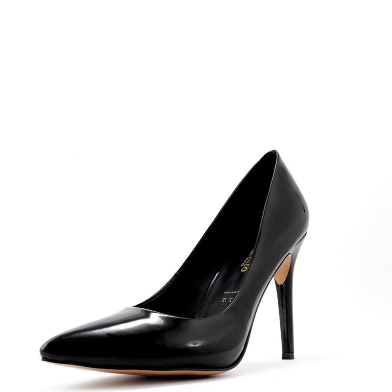 Renata Black Pointed-Toe Stiletto