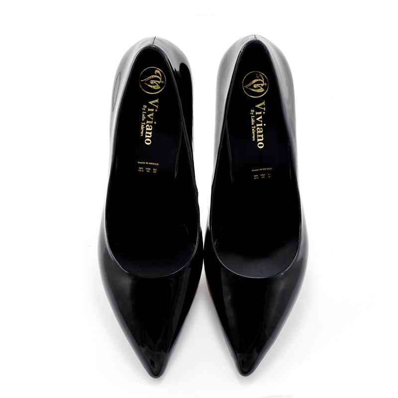 Renata Black Pointed-Toe Stiletto